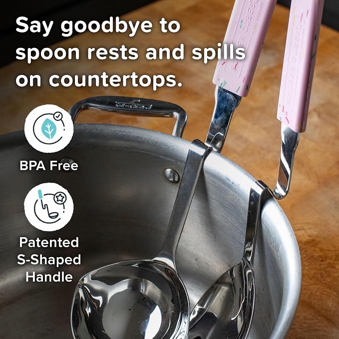 Souper Cubes + Lori Greiner No Mess Stainless Steel Soup Ladle - Image 3