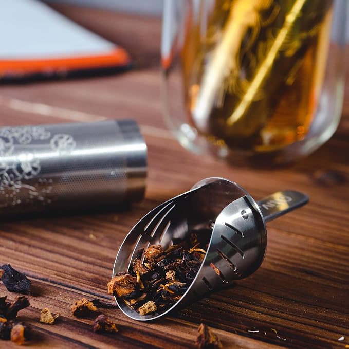 Tea Infuser Spoon For Loose Leaf Tea Filter Stainless Steel Popsicle Tea Stick - Image 9