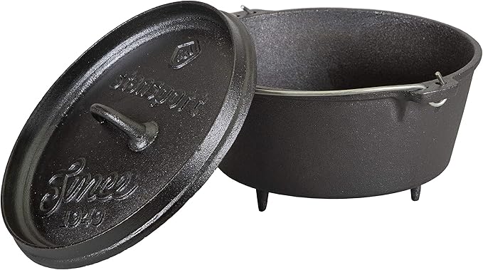 Stansport Pre-Seasoned Cast Iron Dutch Oven - Image 2