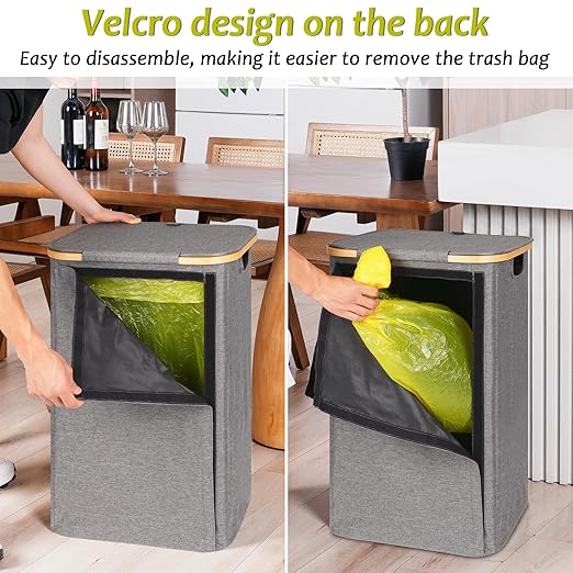 efluky Recycling Bin Holder 100L, 26 Gallon Trash Can - Image 3