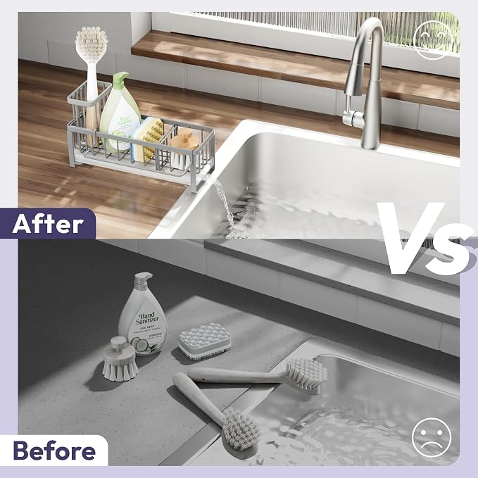 SWTYMIKI Sponge Holder for Kitchen Sink - Image 5