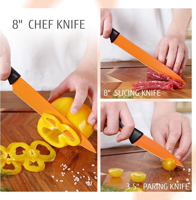 hecef 14 Pieces Kitchen Knife Set - Image 8