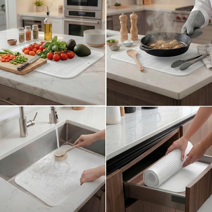 MicoYang Silicone Dish Drying Mat - Image 3
