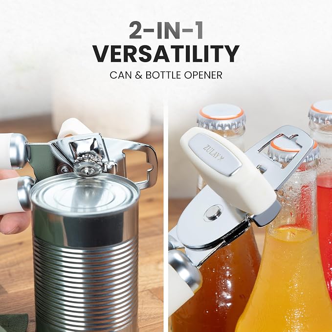 Zulay Kitchen Heavy Duty Stainless Steel Can Opener Manual - Image 7