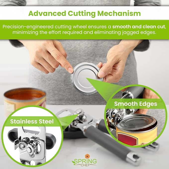 Spring Chef Stainless Steel Can Opener - Image 7