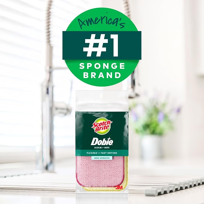 Scotch-Brite Dobie Scrub & Wipe Cloths, Sponge Cloths - Image 10