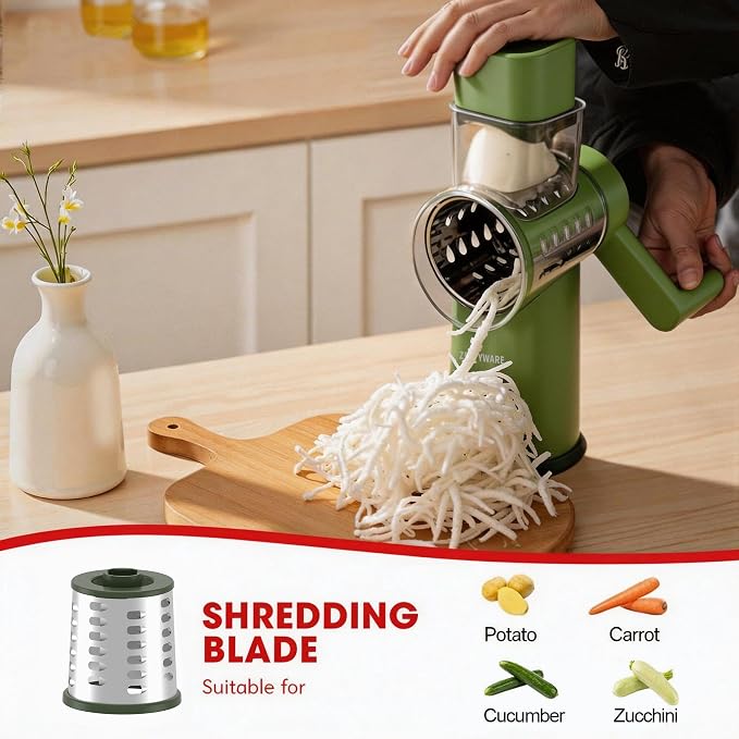 Rotary Cheese Grater Hand Crank - Image 5