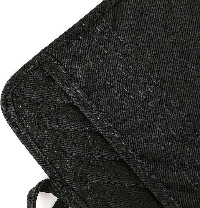 Oven Pot Holder with Pocket Cotton Heat Resistant Coaster Potholder Kitchen Hot - Image 4