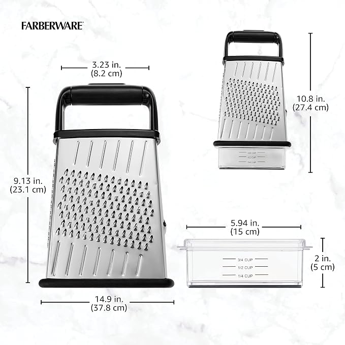 Farberware Professional 4-Sided Slim Stainless Steel Heavy Duty Kitchen Box - Image 2