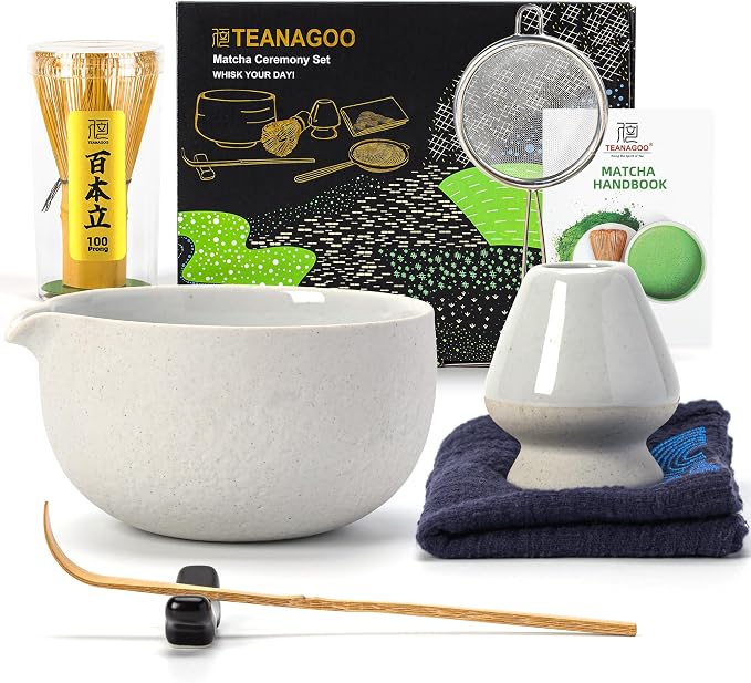 TEANAGOO Matcha Whisk Set, Matcha Kit by TEANAGOO