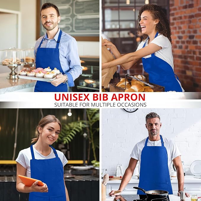Utopia Kitchen 2 Pack Bib Apron, Adjustable - Image 2