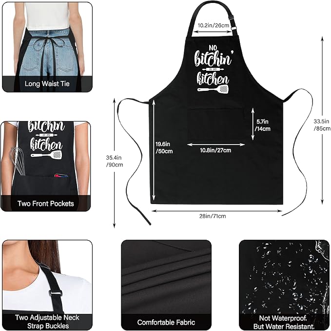 Xornis 100% Cotton Funny Apron - Image 3
