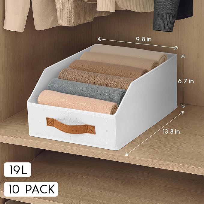 Homsorout Fabric Storage Bins for Organizing - Image 2
