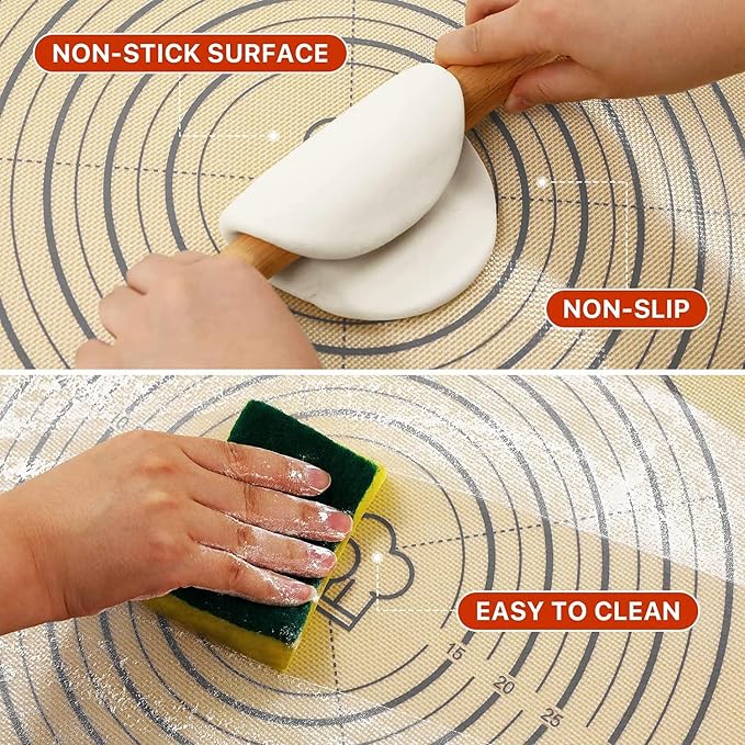 Baking Mat, Non Stick Silicone Mats - Image 5