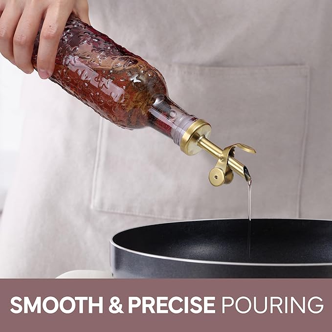 COOK WITH COLOR Glass Olive Oil Bottle Dispenser - Image 4