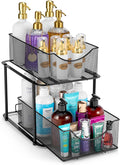 Sorbus 2 Tier Metal Under Sink Organizer by Sorbus