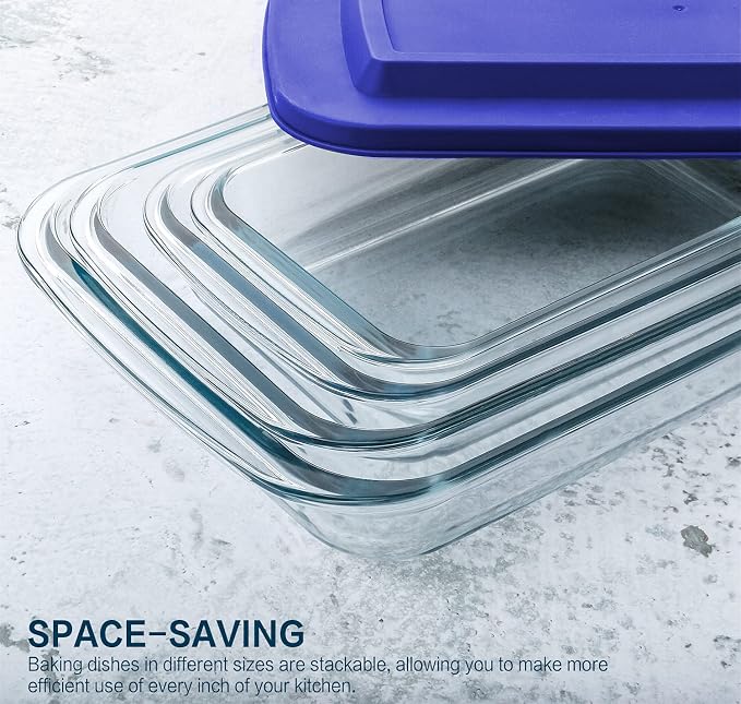 8-Piece Glass Baking Dish Set - Image 3
