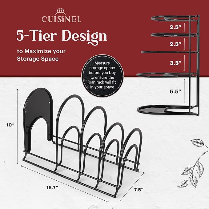 Cuisinel Pots and Pans Organizer - Image 5