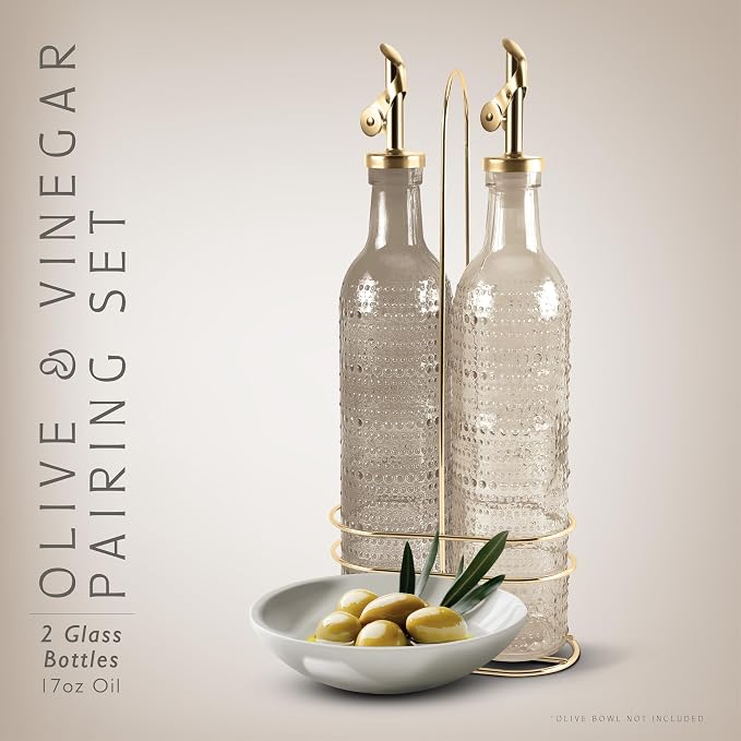 COOK WITH COLOR Glass Olive Oil Bottle Dispenser - Image 2