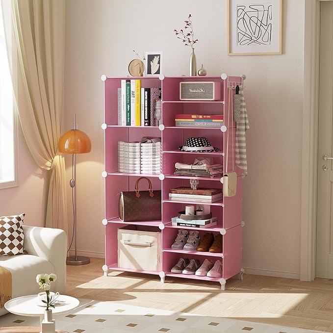 AWTATOS Closet Organizer 8 Cube Storage Shelves Clothes Organizers Closet - Image 2