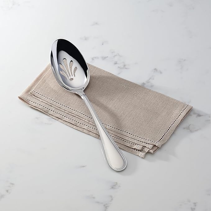 Reed And Barton 4230490 Lyndon Pierced Buffet Spoon - Image 2