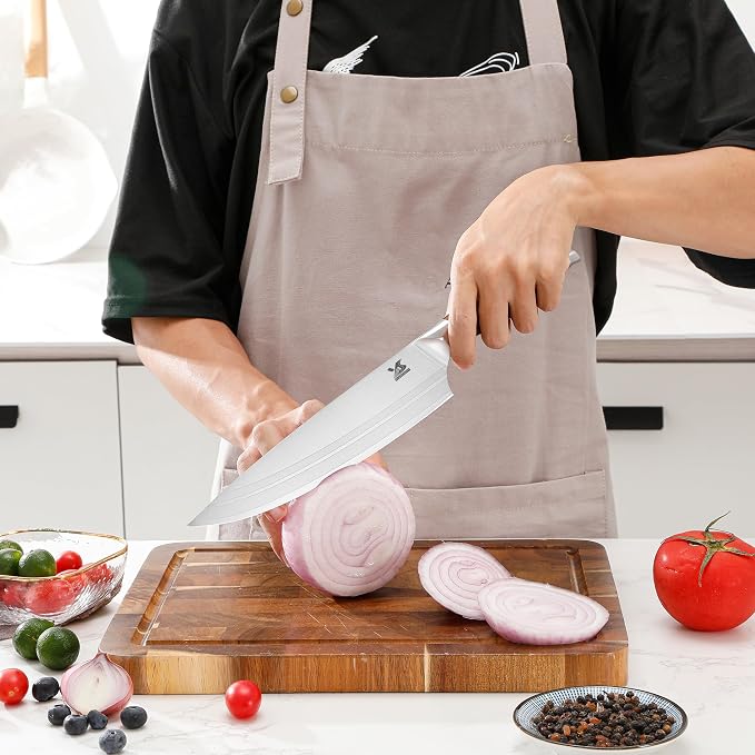 MSY BIGSUNNY 7-PCS Kitchen Knife Set, German Stainless Steel - Image 7