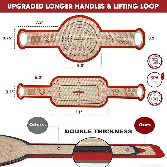 Sourdough Silicone Bread Sling for Dutch Oven, Essentials Bread Making Supplies - Image 4