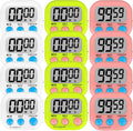 ZILLEEN 12 Pack Kitchen Timers for Cooking Digital Classroom Timers for Kids by ZILLEEN