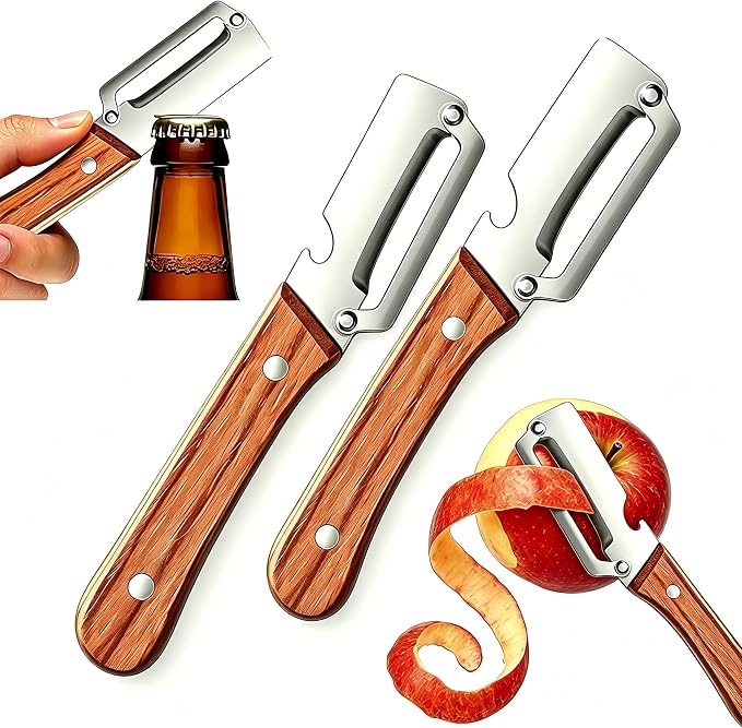 Vegetable Peeler 2 Pack, Carrot & Papaya by Unknown