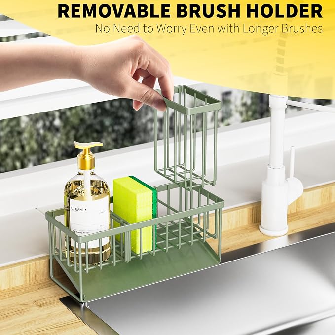 Cisily Kitchen Sink Caddy, Sponge Holder - Image 4