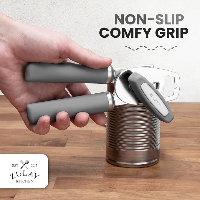 Zulay Kitchen Heavy Duty Stainless Steel Can Opener Manual - Image 5
