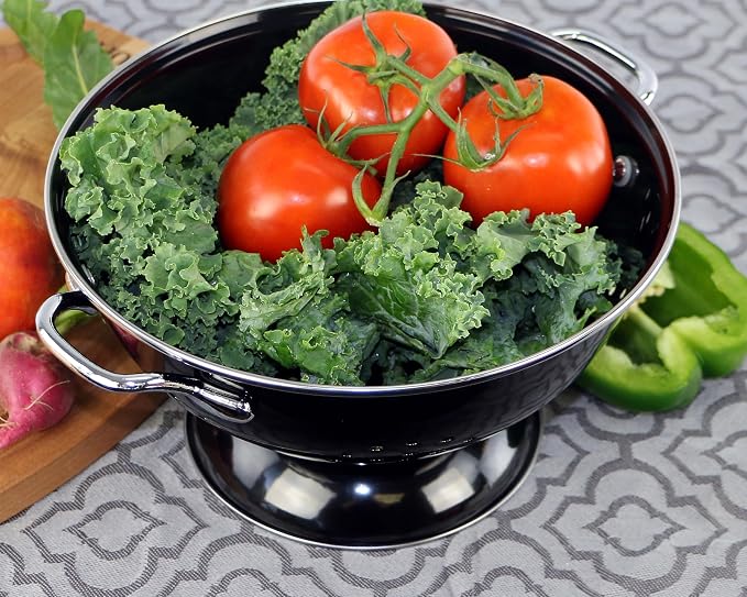 Calypso Basics by Reston Lloyd Powder Coated Enameled Colander, 5 Quart - Image 7