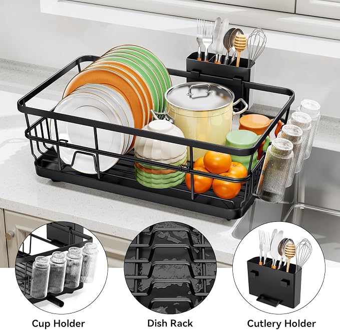 TOOLF Dish Drying Rack, Dish Racks - Image 5