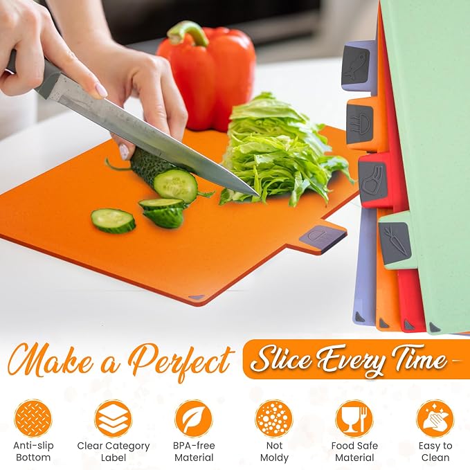4-Piece Non-Toxic Cutting Board Set - Image 6