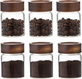 6 pc Glass Spice jars Glass Jars by Patoper