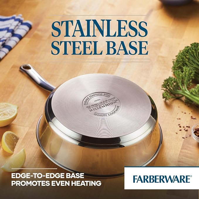 Farberware Millennium Stainless Steel 10-Piece Cookware Set - Image 6