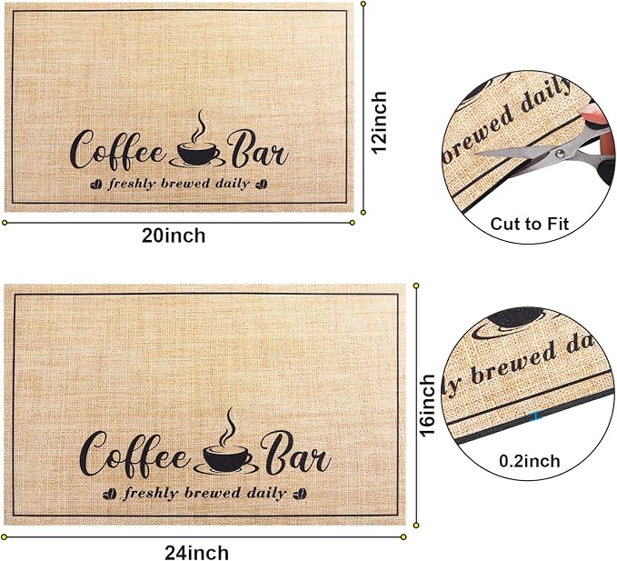 CooRug Absorbent Coffee Mat, Fashion Dish Drying Mat - Image 6