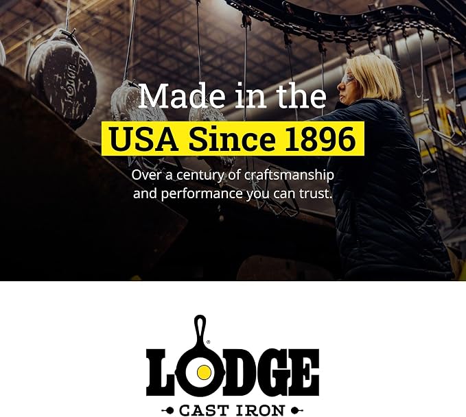 Lodge Seasoned Cast Iron Skillet 10.25 Inches - Image 10