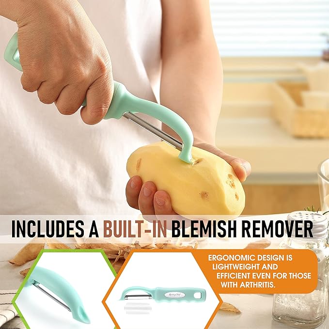 Spring Chef Premium Swivel Vegetable Peeler - Image 5