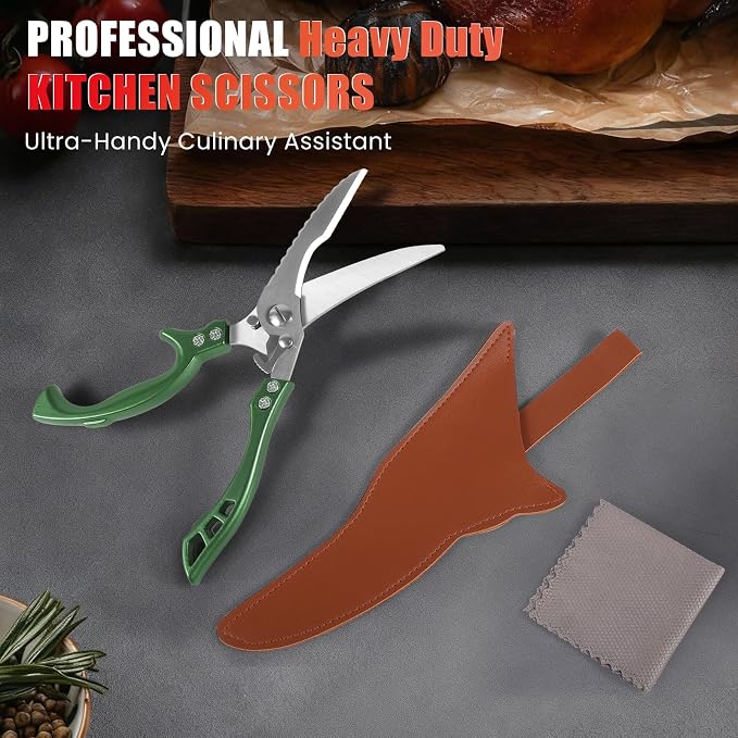 ANDONG Heavy Duty Poultry Shears, All-Purpose Kitchen Scissors - Image 6