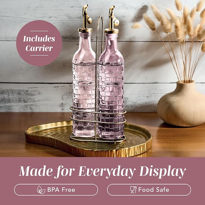 COOK WITH COLOR Glass Olive Oil Bottle Dispenser - Image 6