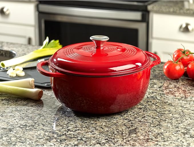 Mercer Culinary Enameled Cast Iron Round Dutch Oven, 6 qt. - Image 9