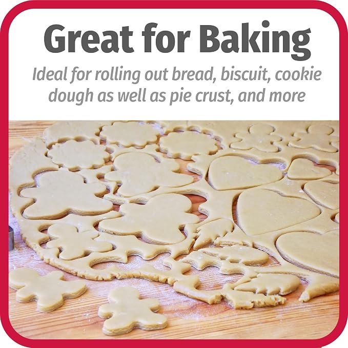 GoodCook Classic Wooden Rolling Pin - Image 4