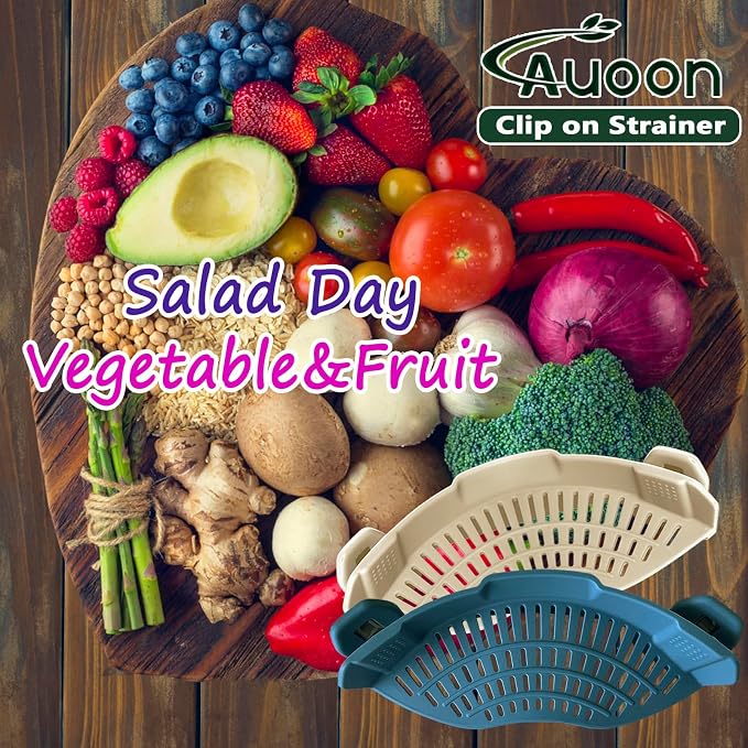AUOON Clip On Strainer Silicone - Image 5