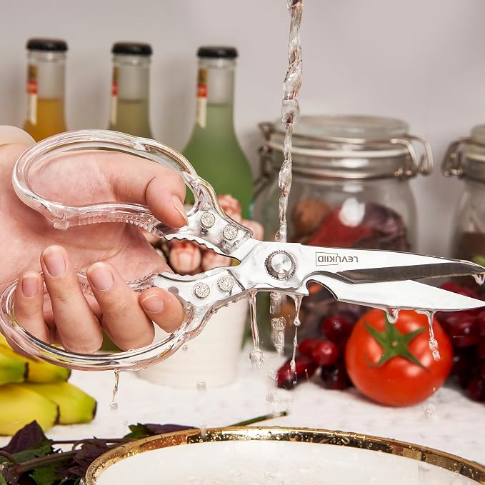 Kitchen Scissors, Transparent and Stylish Handle, Suitable - Image 3