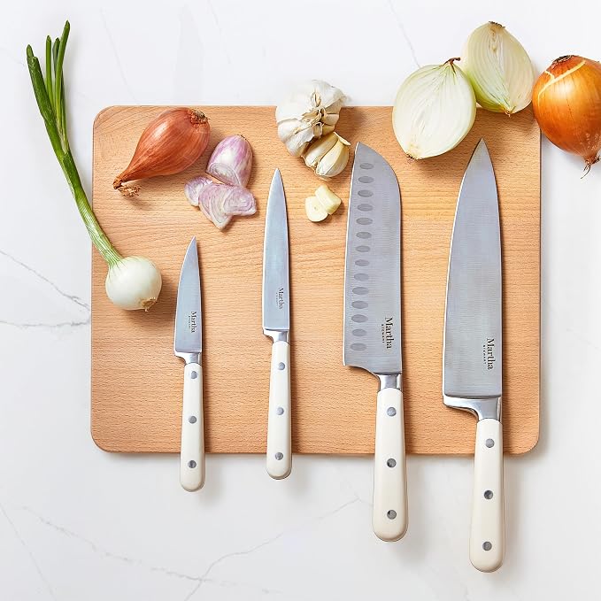 MARTHA STEWART Eastwalk 14 Piece High Carbon Stainless Steel Cutlery Kitchen - Image 7