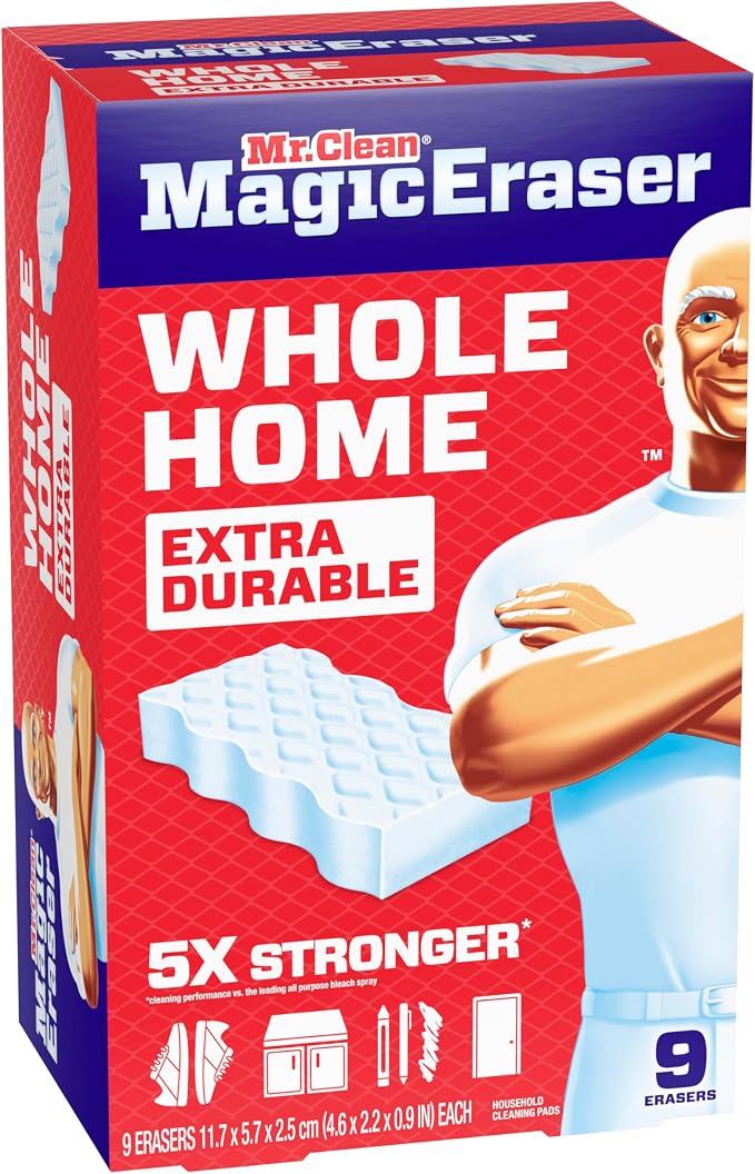 Mr. Clean Magic Eraser Sponge, All Purpose Cleaner, Cleaning Scrubber, Shower - Image 11