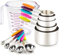 Measuring Cups and Spoons Set 11 Piece. Includes 10 Stainless Steel Measuring by CONTROLKITCHEN