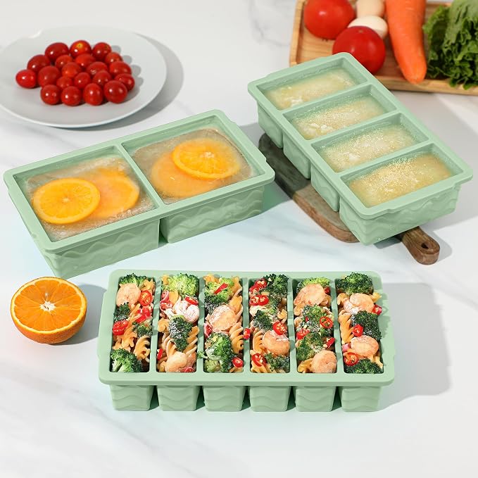 Doasuwish 3-Pack Silicone Freezer Trays - Image 7