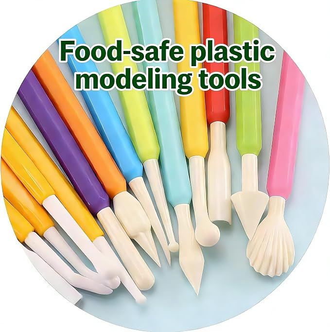 9-Piece Fondant Sculpting Tool Set - Image 9
